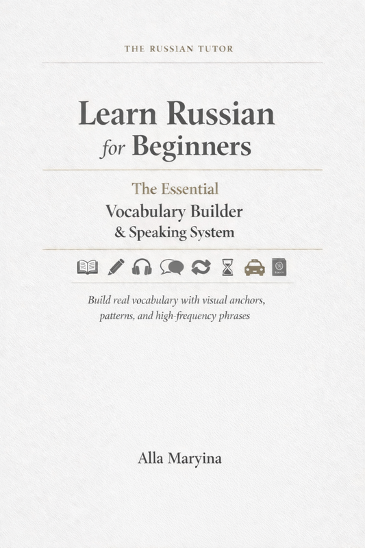Learn Russian for Beginners: The Essential Vocabulary Builder & Speaking System PDF